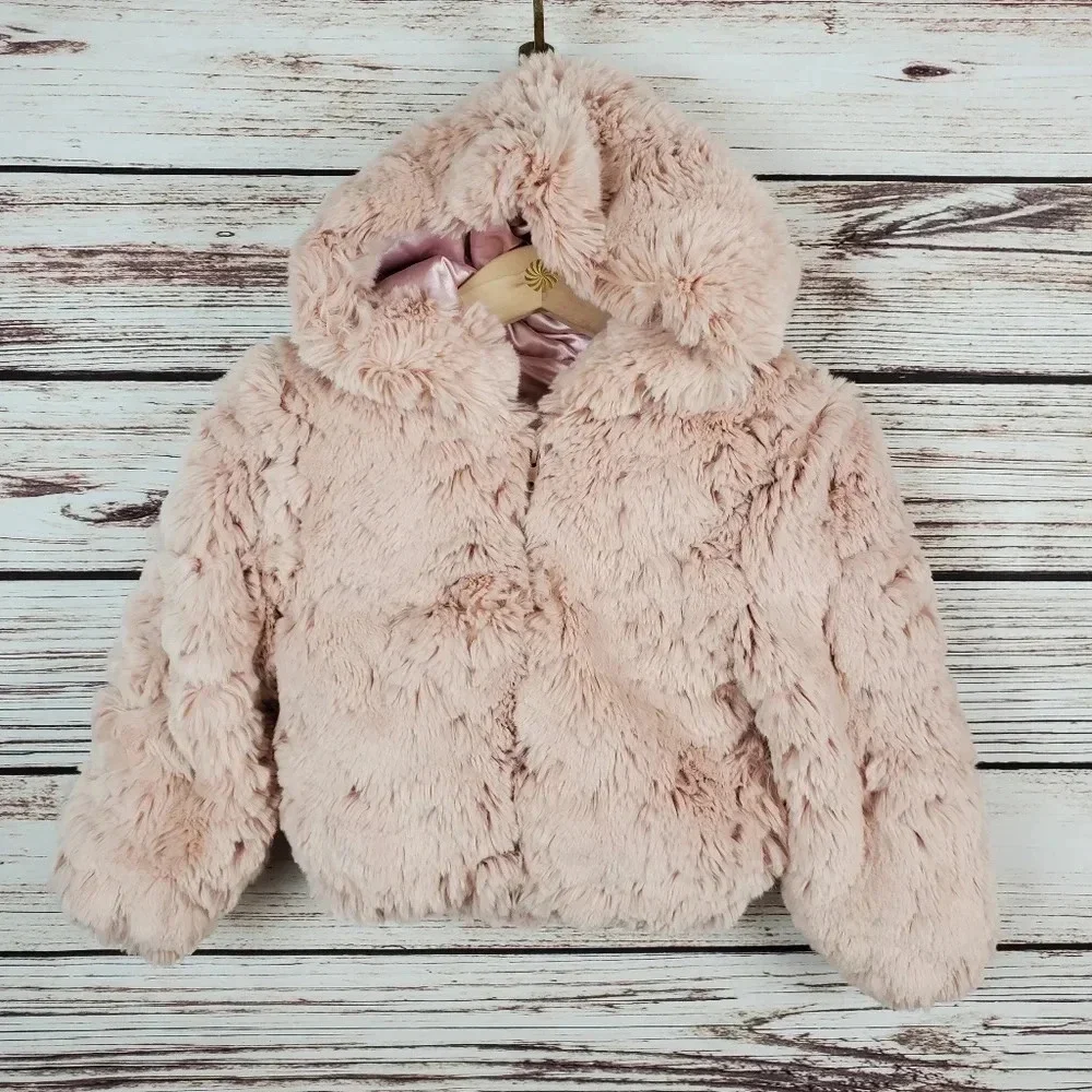 Donna Salyers Fabulous Furs XXS 2-3 Faux Fur Coat